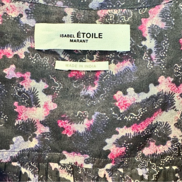 isabel marant etoile maria top faded black, purple, pink | L - Picture 5 of 7